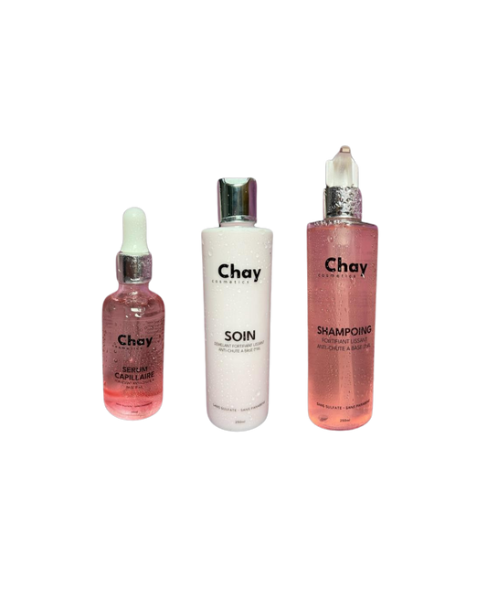 PACK ROUTINE COMPLÈTE - SHAMPOING + SOIN + SÉRUM